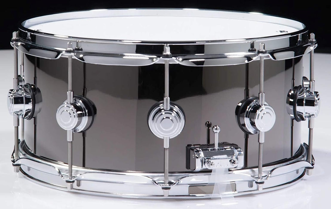 DW Collector's Series Black Nickel Over Brass Snare Drum 6.5x14" DRVB6514SVC