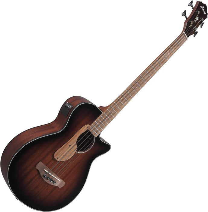 Ibanez AEG Acoustic-Electric Bass Guitar - Mahogany Sunburst High Gloss (AEGB24E)