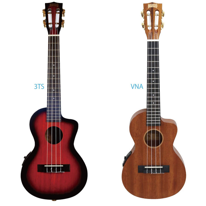 Mahalo Java Tenor CE Acoustic Electric Ukulele, Vintage Natural (MJ3VTVNA-U)