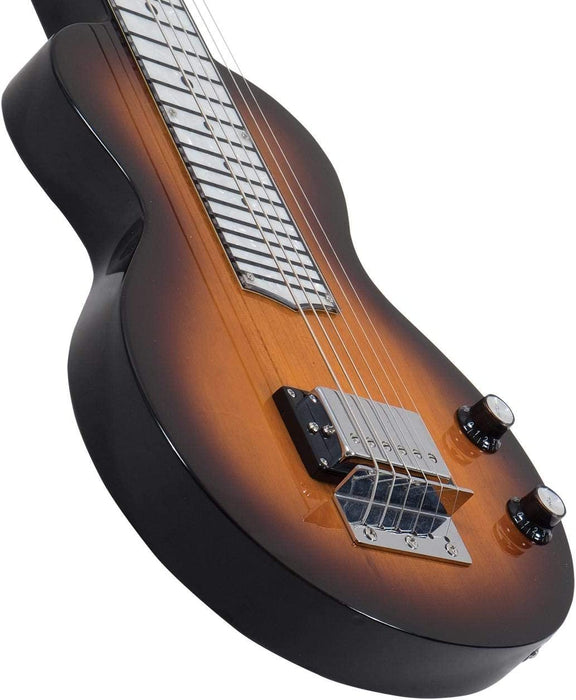 Recording King 6 String Lap Steel Guitar, Right, Sunburst (RG-35-SN)