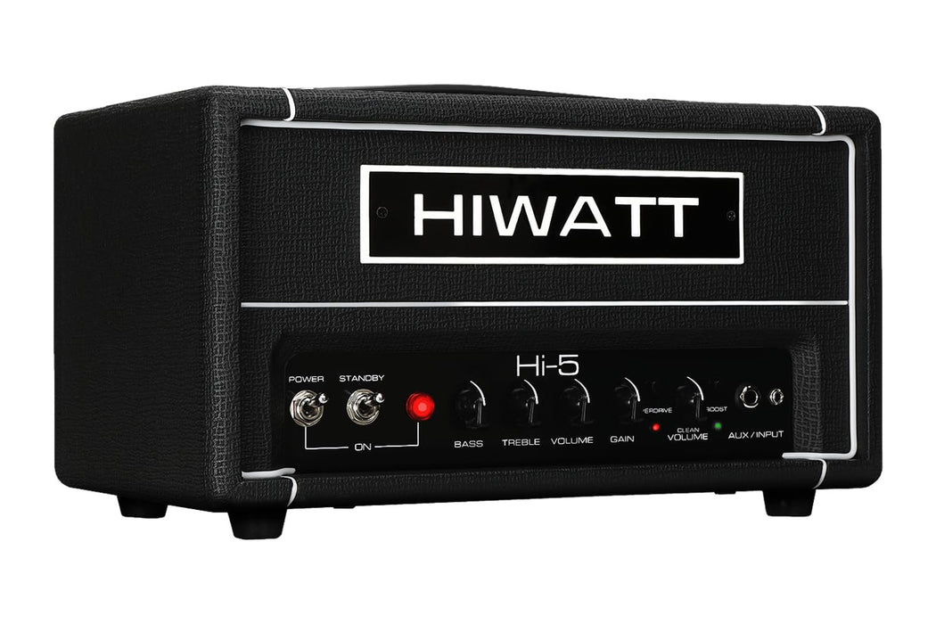 Hiwatt Hi-5 Head 5W 2-Channel Tube Guitar Amplifier Head, British Engineered
