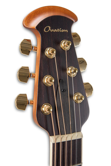 Ovation Celebrity Elite Deluxe Electric Acoustic Guitar Solid Spruce Top (CDX40-PB-G)