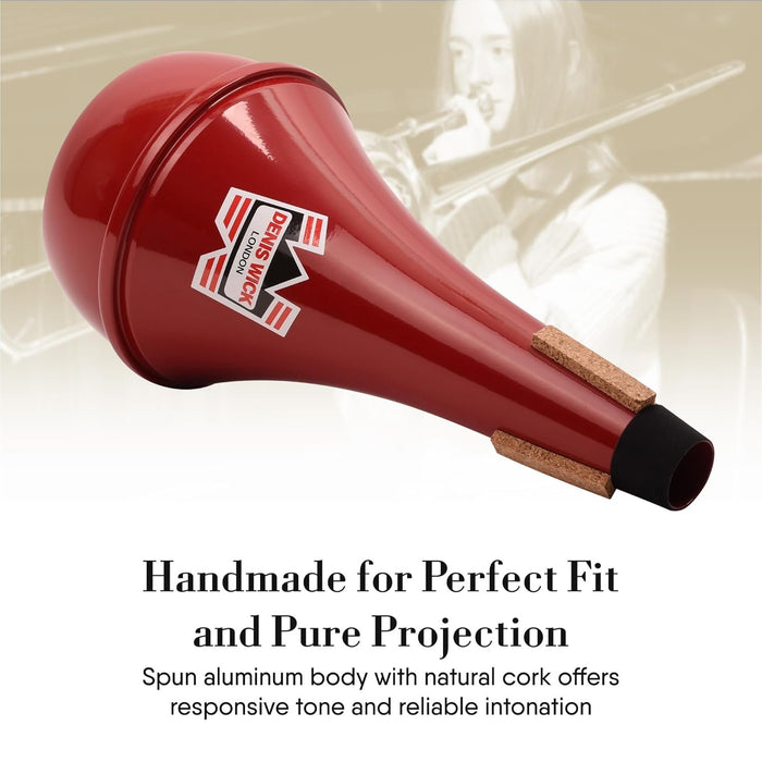 Denis Wick - Red Coated Aluminim Straight Mute for Trombone