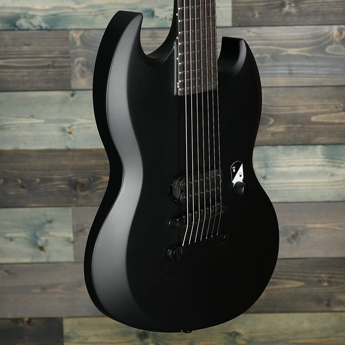 ESP LTD Viper-7 Black Metal - Black Satin