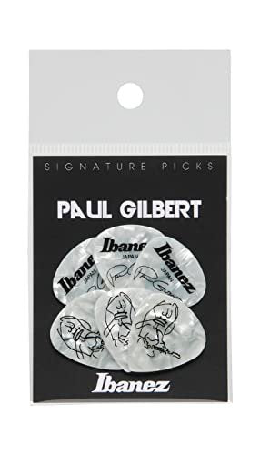 Ibanez B1000PGCA Paul Gilbert Signature Picks 6 Pack, Candy Apple