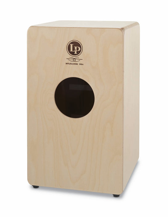 Latin Percussion Woodshop Cajon, Rare Ebony, 19” x 11-1/2” x 11-3/4” (LP1491RE)