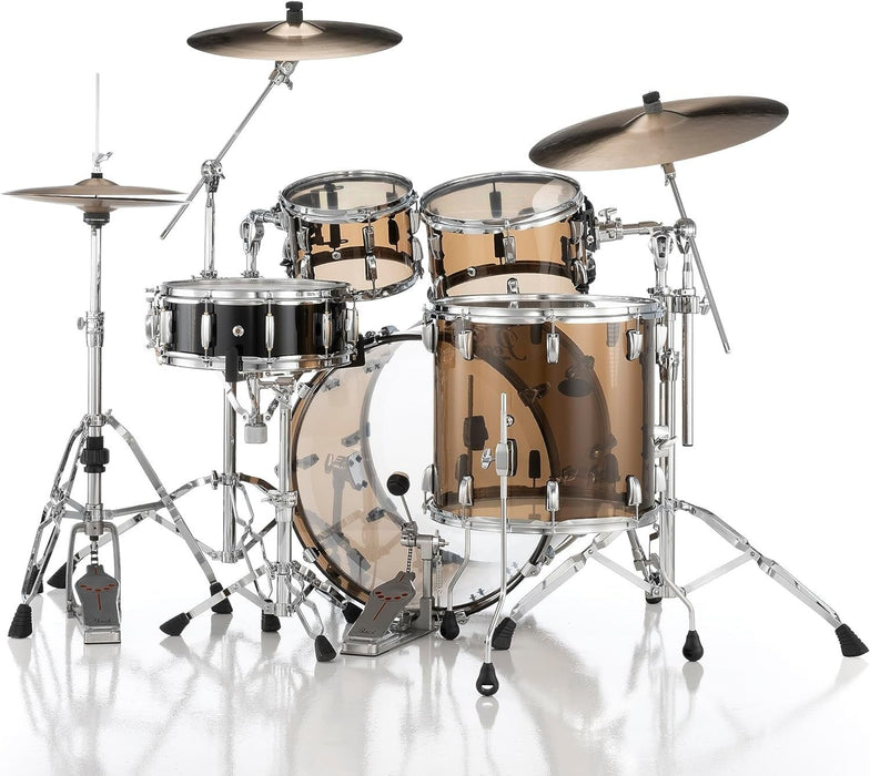 Pearl Set Shell Pack w/22"x16" Bass Drum, 16"x15" Floor, 12"x8" and 10"x7" Toms, Liquid Smoke (CRB524P/C755)