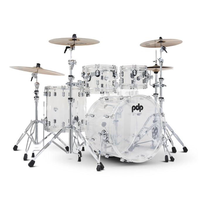 Concept Acrylic 4-Piece Kit Clear with Chrome Hardware