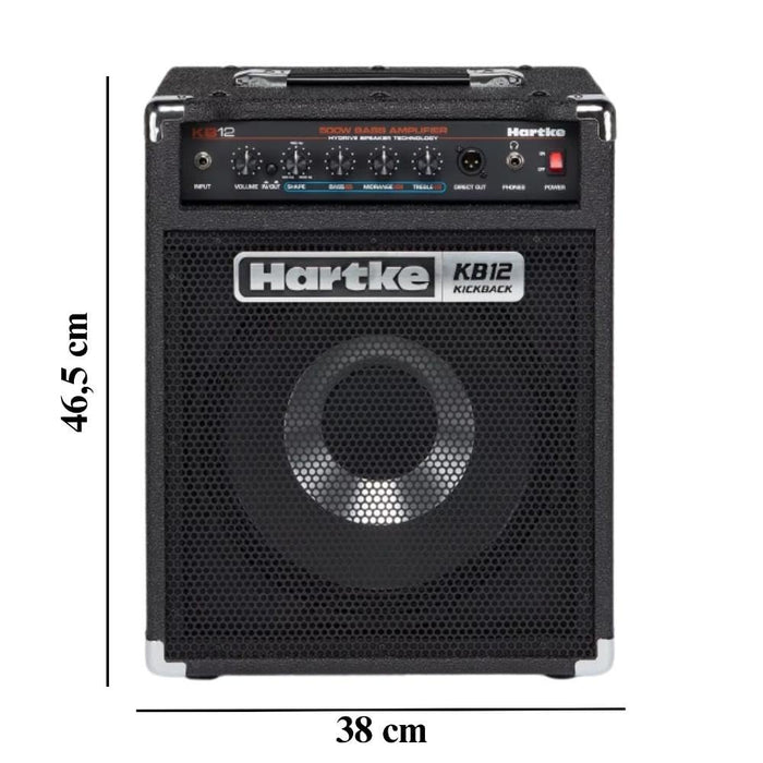 Hartke HMKB12 Kickback Bass Combo Amplifier, 1x12"