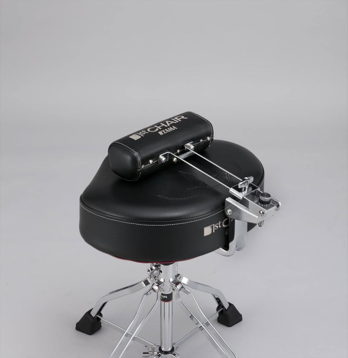 Tama 1st Chair Ergo-Rider Drum Throne with Backrest Black