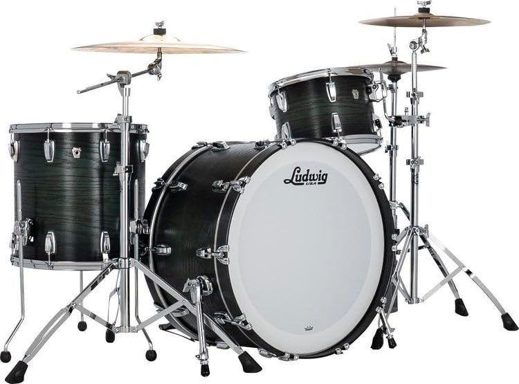 Ludwig Classic Oak Pro Beat 24 3-piece Shell Pack - Green Burst