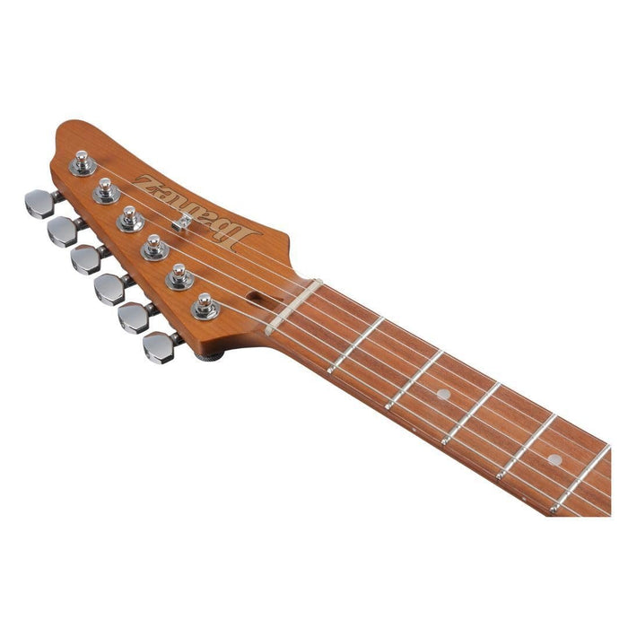 Ibanez AZ24S1F Standard 6-String Right-Handed Electric Guitar with Roasted Maple Neck and Jatoba Fretboard (Transparent Black Sunburst)