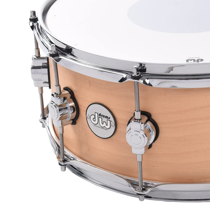 DW Design Series Snare Drum - 6 x 14-inch - Natural Satin (DDLM0614SSNS)