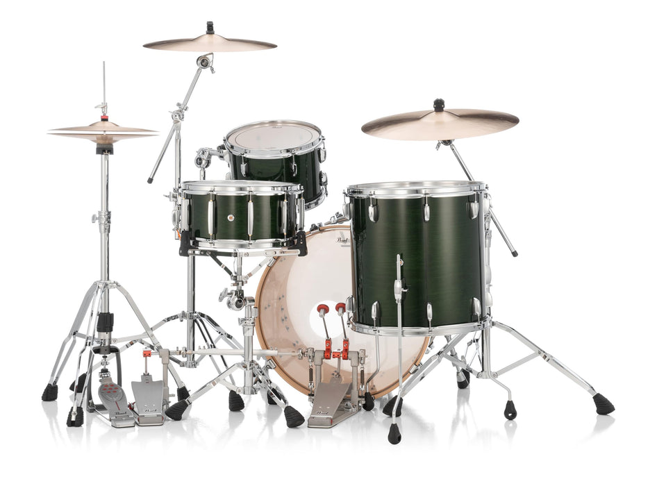 Pearl PMX Professional Series 3-Piece Drum Shell Pack - 22x16 Bass, 16x16 Tom, 12x8 Tom - Emerald Mist