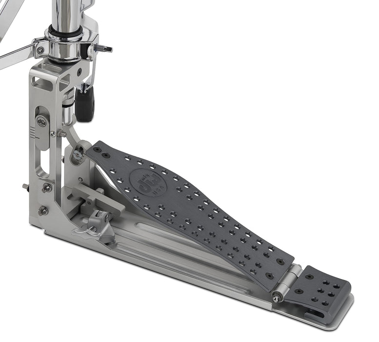 DW Series Colorboard Machined Direct Drive, Gun Metal Edition 2-Leg Hi-Hat Stand (DWCPMDDHH2GR)