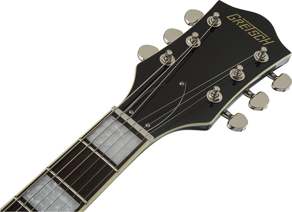 Gretsch G2655 Streamliner Center Block Jr. Double-Cut 6-String Electric Guitar with V-Stoptail and Laurel Fingerboard (Right-Handed, Gunmetal)