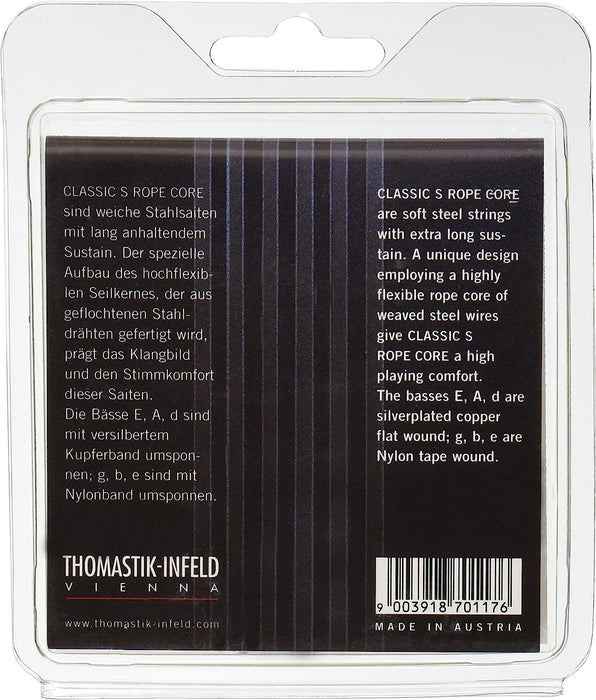 Thomastik-Infeld KR116 Classical Guitar Strings: Classic S Series Rope Core Set W/Nylon Tape Trebles E, B, G, D, A, E