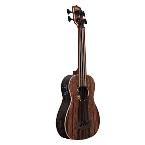 Kala Striped Ebony Fretless Acoustic-Electric U•BASS® (UBASS-EBY-FL)
