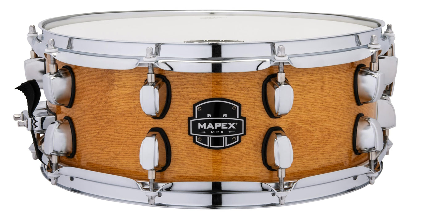 Mapex MPX Maple/Poplar Snare Drum - 5.5 x 14-inch - Natural with Chrome Hardware (MPNMP4550CNL)