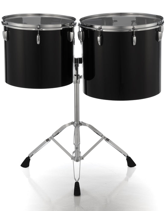 Pearl 14+16 Concert Gabon Mahogany Single Head Tom Set W/Bt3 & 7/8" Receiver & T-895 Stand