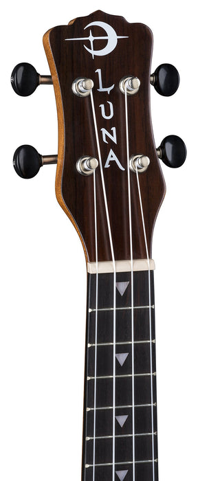 Luna Vintage Mahogany Soprano Pineapple Ukulele (UKE VMP)