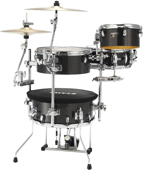 Tama Cocktail-JAM 4-Piece Shell Pack with Hardware, Midnight Gold Sparkle