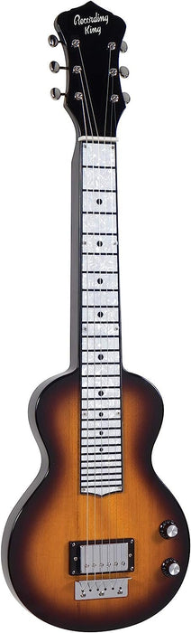 Recording King 6 String Lap Steel Guitar, Right, Sunburst (RG-35-SN)