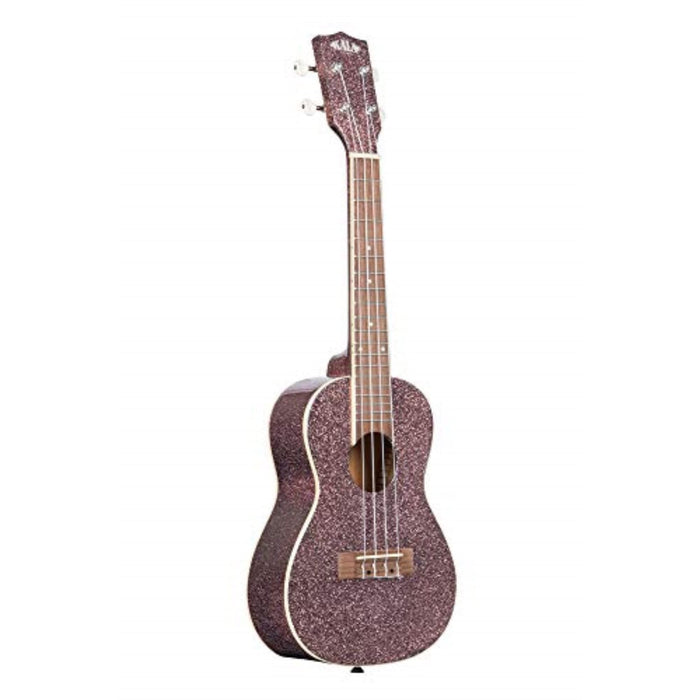 Kala Pink Champagne Sparkle Concert Ukulele (KA-SPRK-PINK)