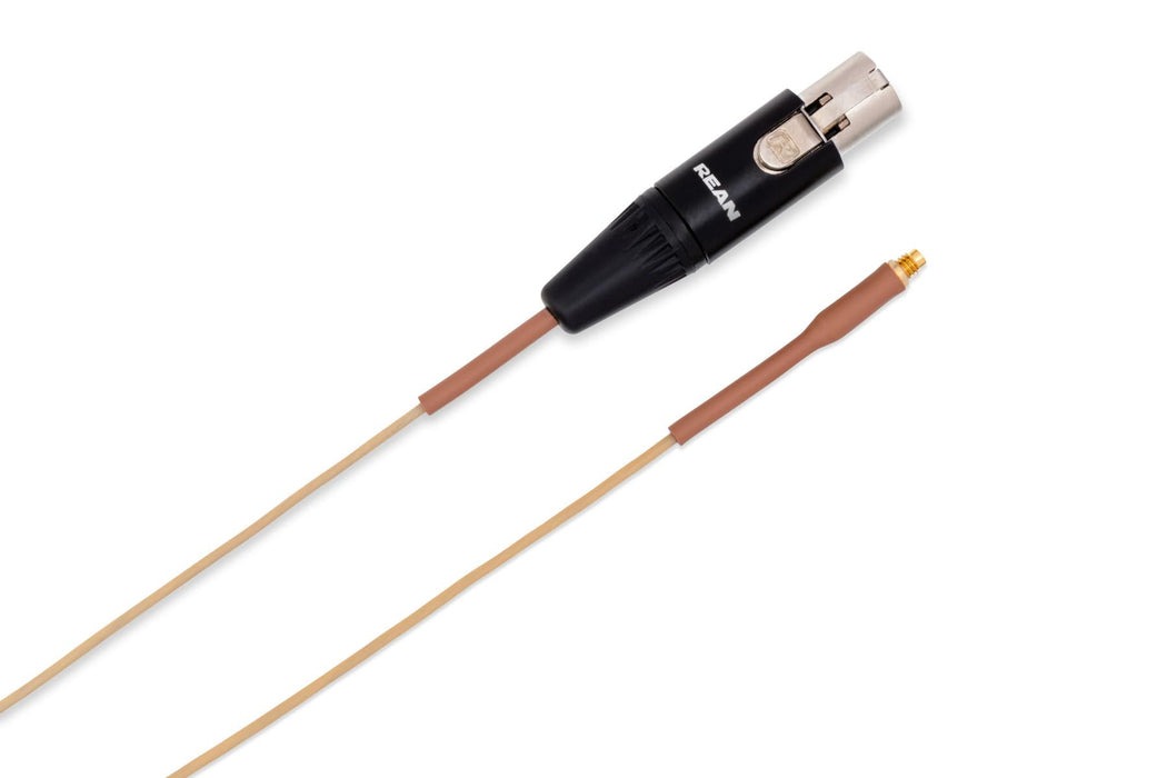 Hosa CABLE-BG-2SH Mogan Cable, Beige, Shure, 2.0 mm OD