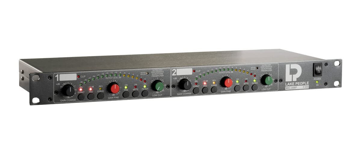 Lake People F355 2-Channel Microphone Preamplifier (Class-A Input) (LP-F355-A-U)