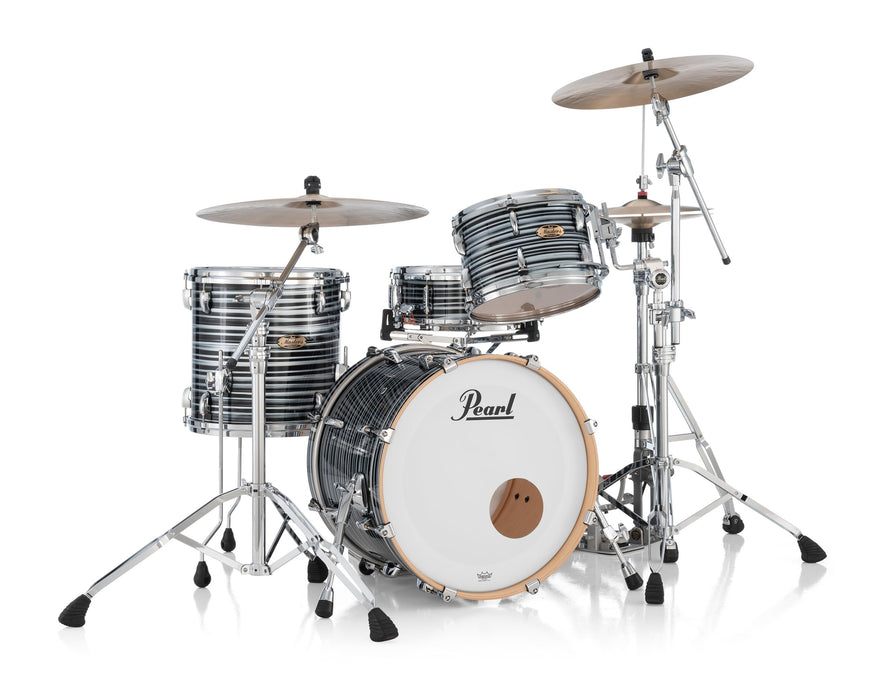 Pearl Masters Maple Pure 3 Piece Shell Pack, Black Oyster Swirl - Cymbals and Hardware Not Included (MP4C903XPL/C855)