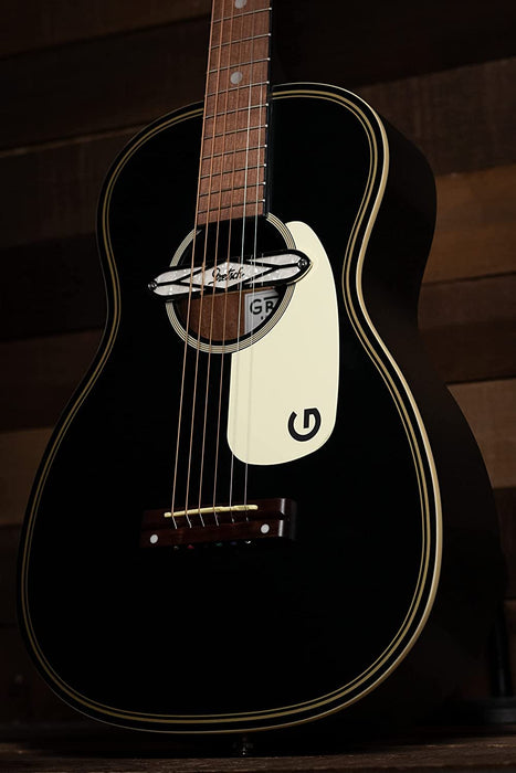 Gretsch G9520E Gin Rickey Acoustic Electric Guitar, Smokestack Black, with Soundhole Pickup