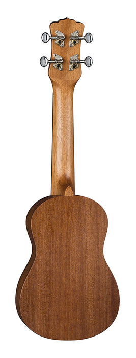 Luna Tribal Mahogany Soprano Ukulele, Satin Natural