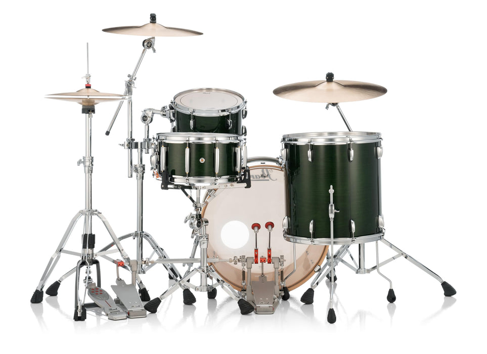 Pearl PMX Professional Series 3-Piece Drum Shell Pack - 22x16 Bass, 16x16 Tom, 12x8 Tom - Emerald Mist