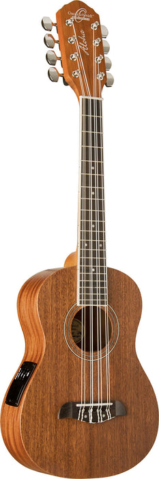 Oscar Schmidt OU28TE-A-U 8-String Tenor Ukulele, Satin Finish