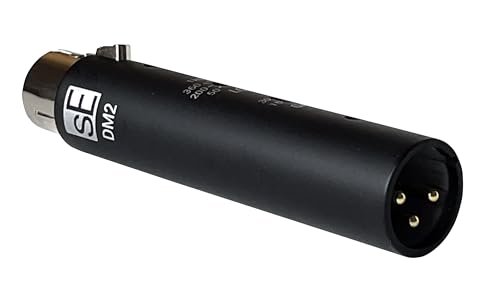 SE Electronics T.N.T Active In-Line Mic Preamp, Black (DM2-BLK-MIC-PRE-U)