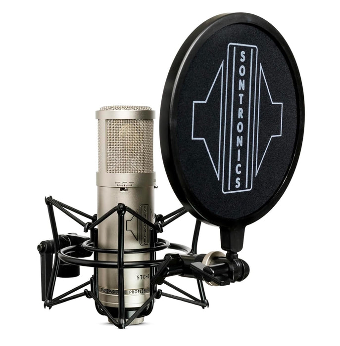 SONTRONICS STC-3X Professional 3-Pattern LDC XLR Studio Condenser Microphone