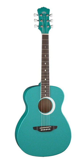 Luna Aurora Borealis 3/4-Size Acoustic Guitar - Teal Pearl (ARBOR TEAL)