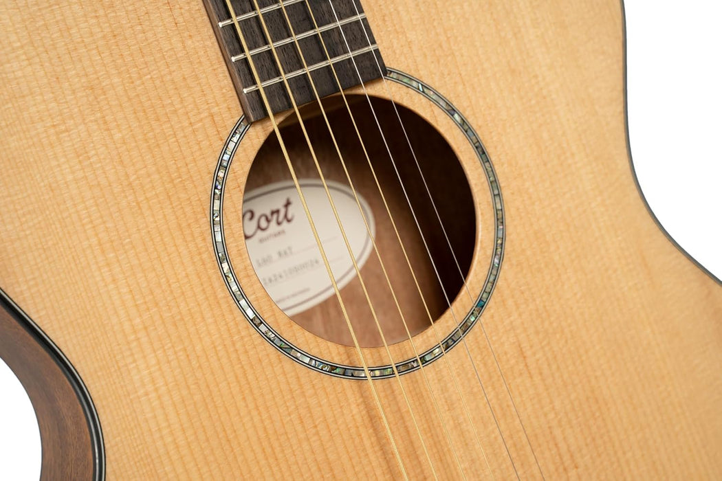Cort L60NAT Luce 60 OM Acoustic Guitar Natural Gloss