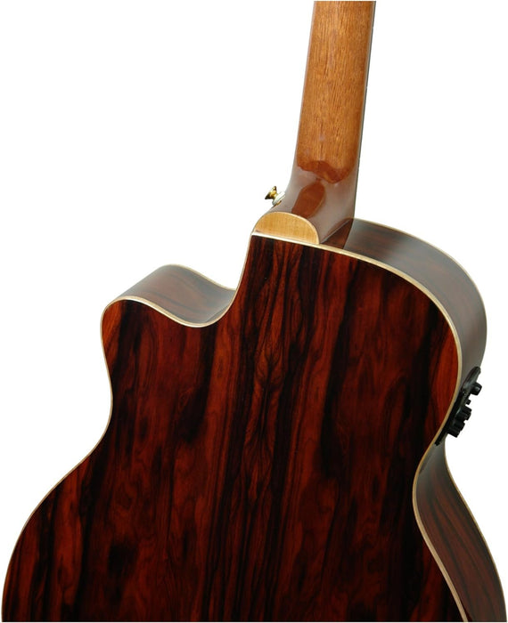 Luna VISTAEAGLE Luna Acoustic/Electric Guitar, Tropical Wood