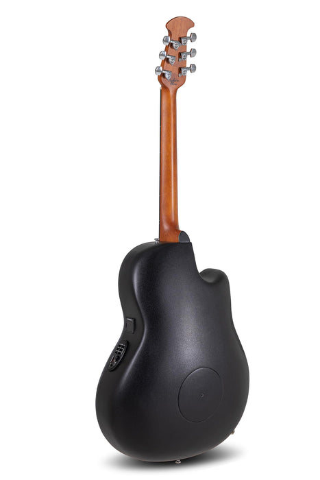 Ovation CE44L-5 Celebrity Elite Mid Depth Black linkshandige elektrisch-akoestische westerngitaar (OV533.129)
