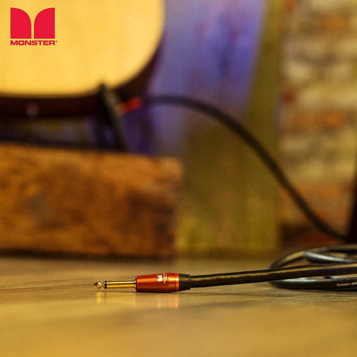 Monster Prolink Acoustic Instrument Cable. 21 ft Guitar Cable. Straight to Straight Monster Cable w/ Superior Delivery Speed. Rich & Clean Sound Monster Cord. Monster Instrument Cable