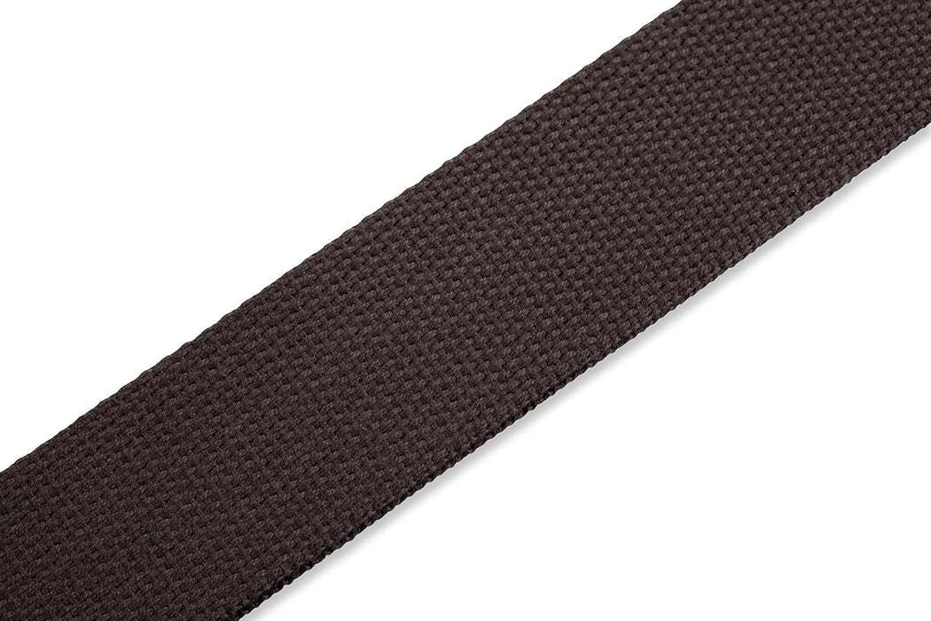 Levy's Leathers Signature Series Cotton XL Guitar Strap - Black (MSSC8-XL-BLK)