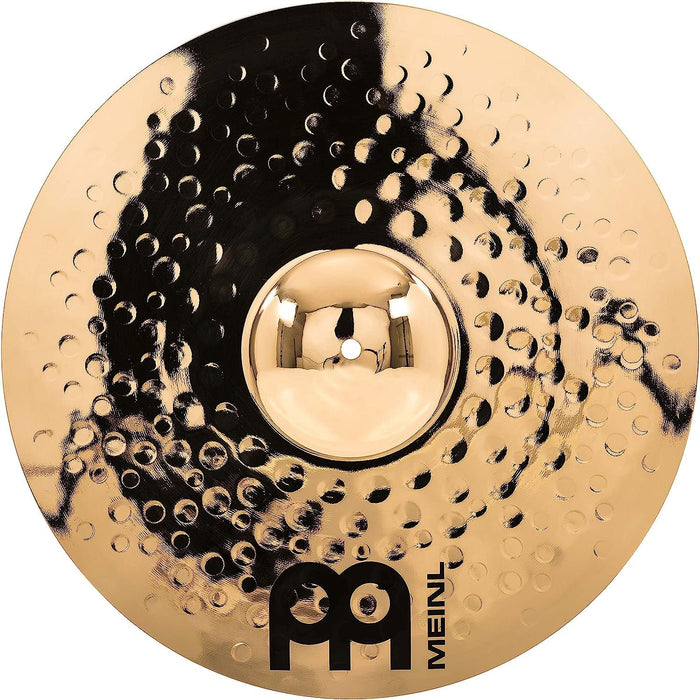 Meinl 17" Medium Crash Cymbal - Classics Custom Brilliant - Made in Germany, 2-YEAR WARRANTY (CC17MC-B)