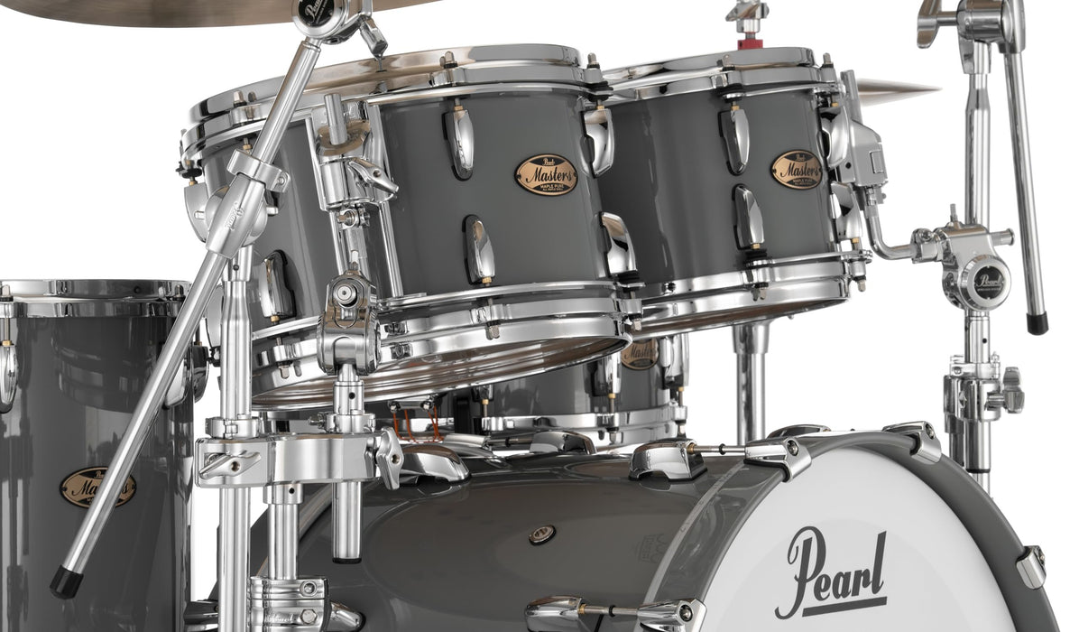 Pearl Masters Maple Pure 4 Piece Shell Pack, Putty Grey - Cymbals and Hardware Not Included (MP4P924XSPL/C859)