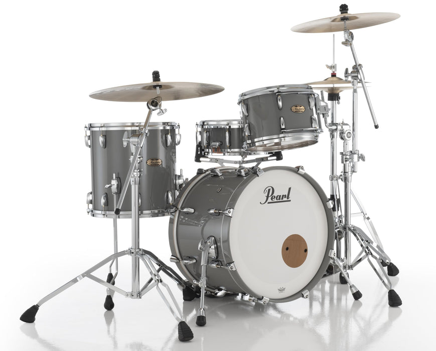 Pearl Masters Maple Pure 3 Piece Shell Pack, Putty Grey - Cymbals and Hardware Not Included (MP4P903XPL/C859)