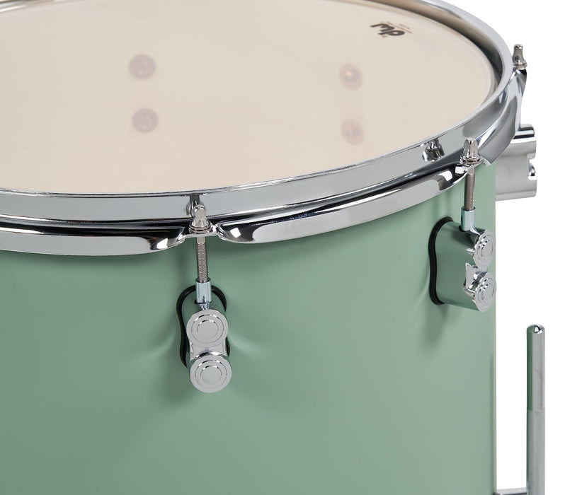 Pacific Drums & Percussion PDP Concept Maple Bop 3-Piece, Satin Seafoam Drum Set Shell Pack (PDCM18BPSF)