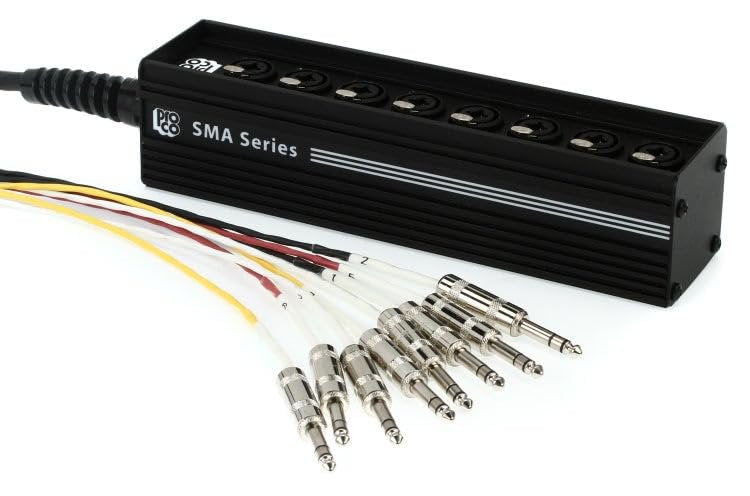 Pro Co SMAST 8-Channel TRS Combi Drop Snake - 25 Feet