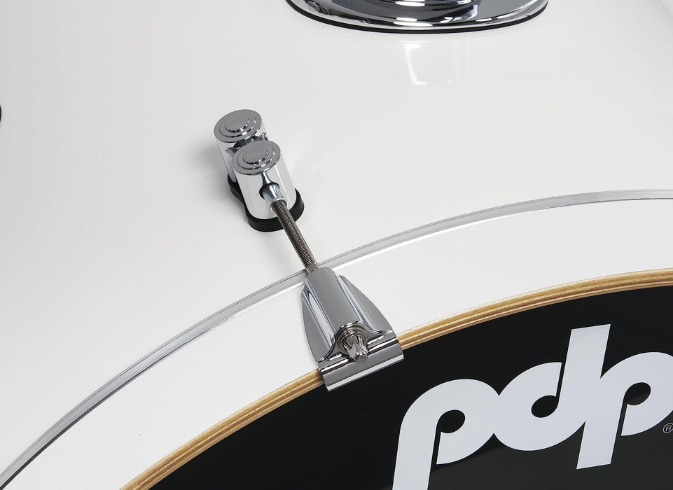 Pacific Drums & Percussion PDP Concept Maple 4-Piece Fusion, Pearlescent White Drum Set Shell Pack (PDCM20FNPW)