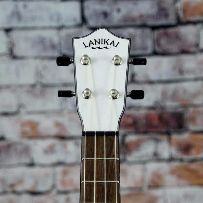 Lanikai, 4-String Ukulele, White,Pearl (JMS-AWT2)